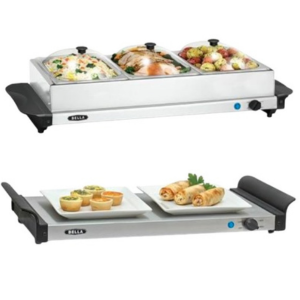 Bella Triple Electric Buffet Server & Food Warmer