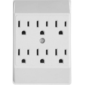 Eaton 15A 125V Six Outlet Tap Duplex Receptacle