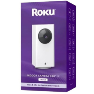 Roku 360° Indoor 1080p HD Smart Camera w/Voice Control
