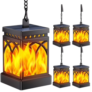 4-Pack Outdoor Waterproof Solar Lanterns