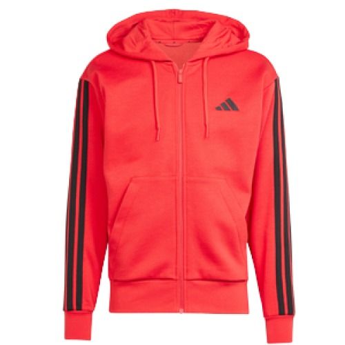 Adidas Men's 3-Stripes Fleece Hoodie