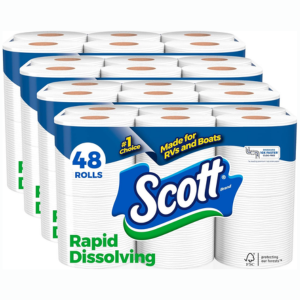 Scotts 48-Count Rapid-Dissolving Toilet Paper