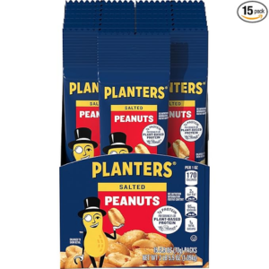 Planters 15-Pack Salted Peanuts