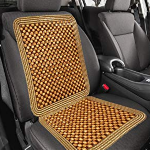 Zone Tech Wood Beaded Car Seat Cushion