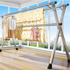 Foldable Metal Clothes Drying Rack