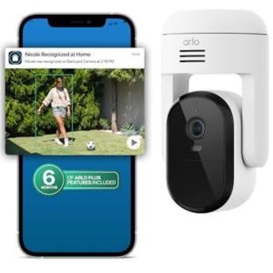 Arlo 2K Pan Tilt Security Camera w/App