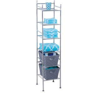 Honey-Can-Do 6-Tier Metal Bathroom Shelf