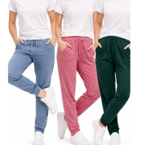 3-Pack Women's Fleece-Lined Jogger Sweatpants