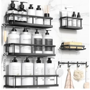 6-Pack No Drilling Shower Caddy