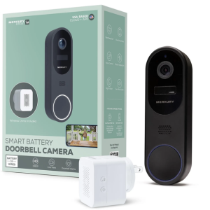 Merkury 1080p Smart Camera Doorbell w/Chime