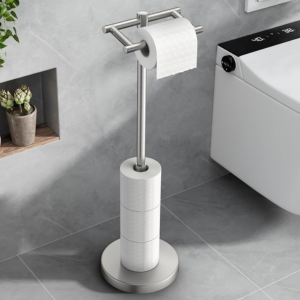 Freestanding Adjustable Toilet Paper Holder