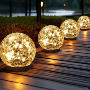 Hakol 6-Pack Outdoor Solar Globe Lights