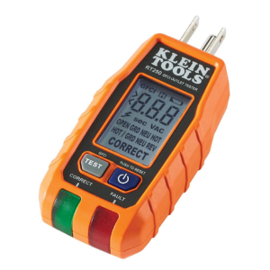 Klein Tools GFCI Outlet Tester w/LCD