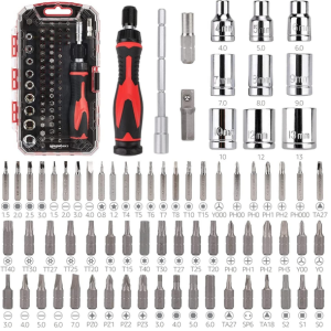 Amazon Basics 73-Piece Ratchet Wrench & Screwdriver Set