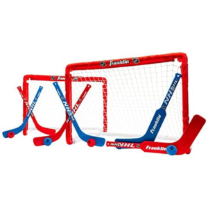 Franklin Sports NHL Kid's Hockey Goal Set w/Sticks