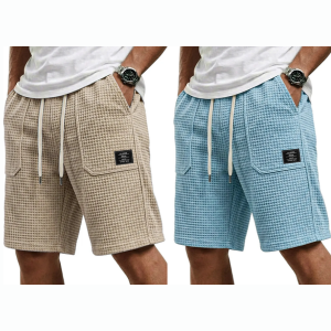 2-Pack Men's Waffle Shorts
