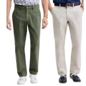 Club Room Men's Cotton Blend Relaxed Utility Pants