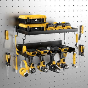 Wall Mount 2-Tier Power Tool Organizer