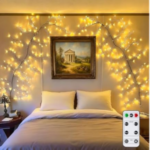 LED 7' Willow Vine Lights w/Remote