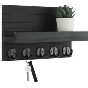 Wall Mount Key Holder w/Shelf