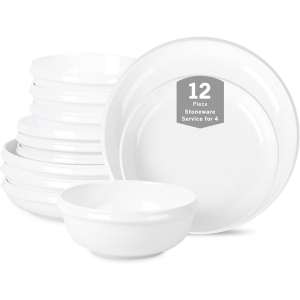 12-Piece Porcelain Dinnerware Set
