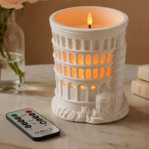LED Dimmable Flameless Candle w/Remote