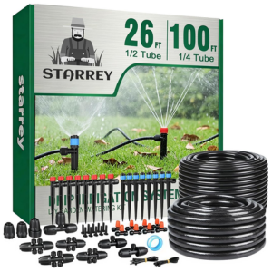 Garden 126' Drip Irrigation System Kit
