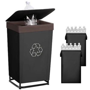 Indoor 29Gl. Recycling Bin w/Lid