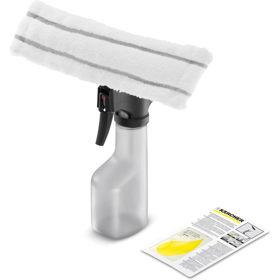 Kärcher Window Cleaner Spray Bottle w/Microfiber Pad