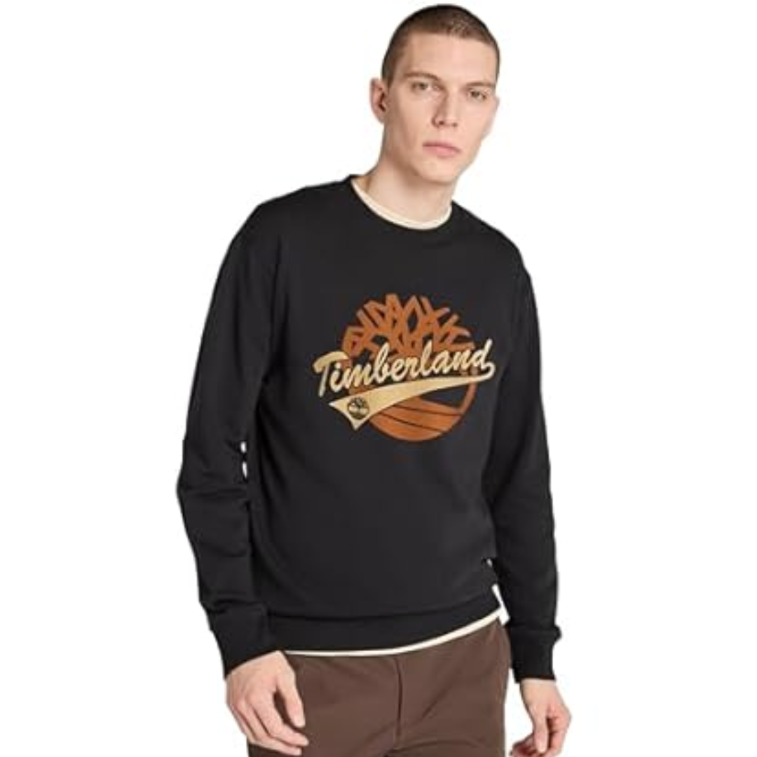 Timberland Men's Brand Carrier Graphic Crew Sweatshirt