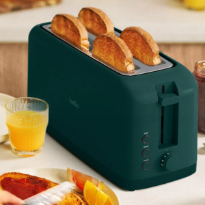 Bella 4-Slice Wide-Slot Slim Toaster