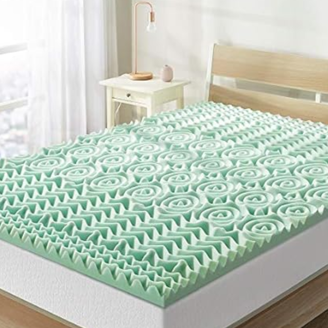 Memory Foam 5-Zone Twin XL Mattress Topper
