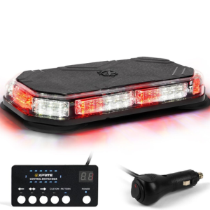 Xprite 42-LED Rooftop Strobe Light Bar w/Control Panel