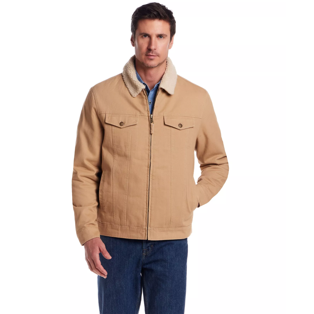 Weatherproof Vintage Men's Sherpa Collar Jacket