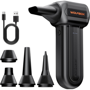 Wolfbox 3-Speed Electric Air Duster w/5 Nozzles