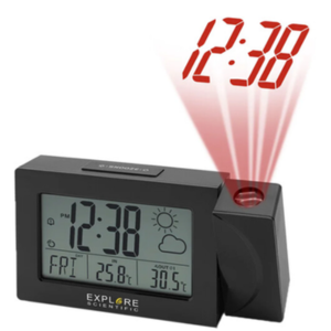 Explore Scientific Projection Clock w/Weather Sensor