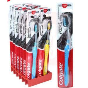 24-Pack Colgate Super Flexi Charcoal Toothbrush