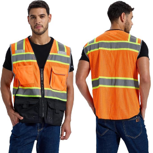 High Visibility 9-Pockets Security Vest