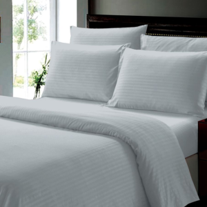 4-Piece Embossed Stripe Sheet Set