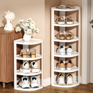 10-Tier Stackable Vertical Shoe Rack