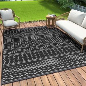 Reversible 5' x 8' Waterproof Patio Rug