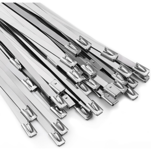 100-Piece Metal Zip Ties