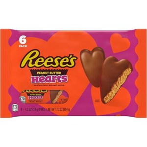 Reese's 6-Count Milk Chocolate Peanut Butter Hearts