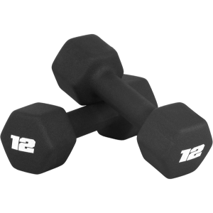 CAP Barbell Neoprene 12lb. Dumbbell Pair