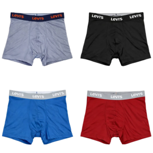 Levi's 4-Pack Men's Microfiber Boxer Briefs