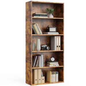 Adjustable 5-Tier Bookcase