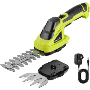 SnapFresh Cordless 2-in-1 Hedge Trimmer w/Battery