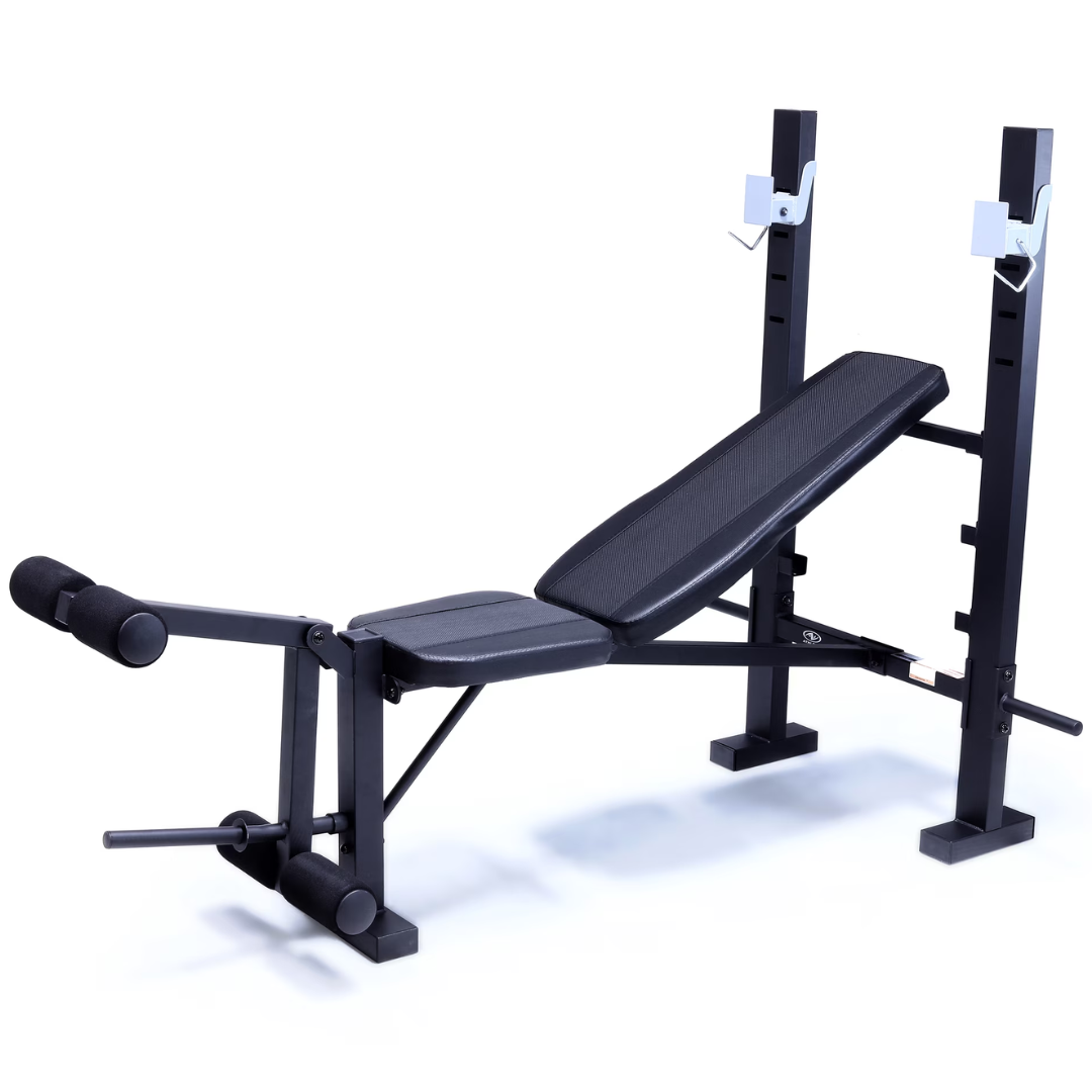 Athletic Works Standard Bench & Rack w/Leg Press