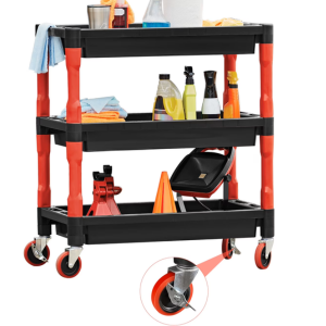 3-Shelf 300lb Detailing Cart
