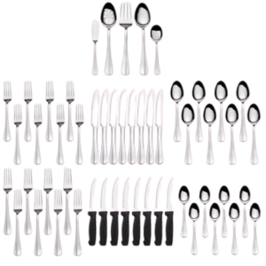 Pfaltzgraff 53-Piece Stainless Steel Flatware Set